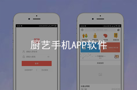 厨艺手机APP软件开发案例（河北APP制作案例）