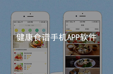 健康食谱APP开发案例