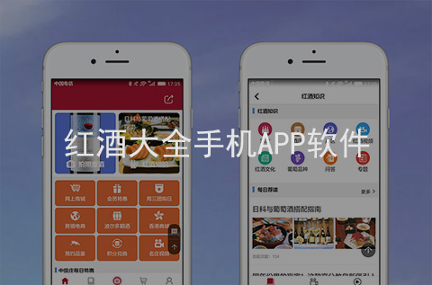 红酒大全APP制作案例